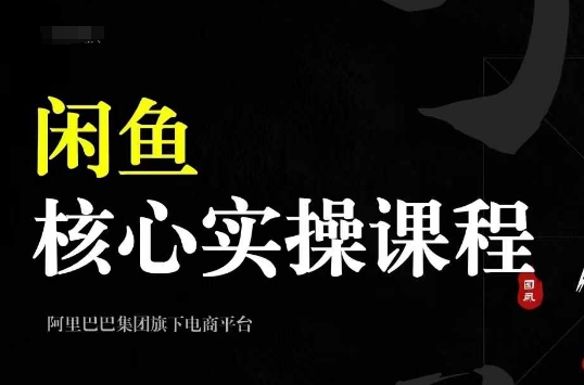2024闲鱼核心实操课程，从养号、选品、发布、销售，教你做一个出单的闲鱼号-苍穹网创