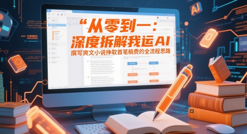 从零到一：深度拆解我运用AI撰写爽文小说挣取首笔稿费的全流程思路-苍穹网创