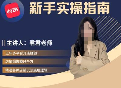 君君-小红书电商从入门到精通，新手实操指南-苍穹网创