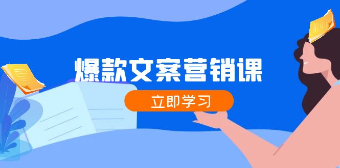 爆款文案营销课：公域转私域，涨粉成交一网打尽，各行业人士必备-苍穹网创