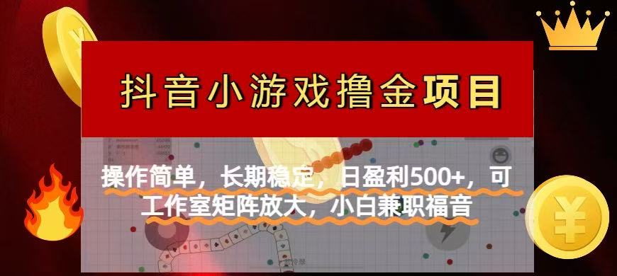 【抖音小游戏发行人计划项目】操作简单，长期稳定，日盈利500+，可工作…-苍穹网创