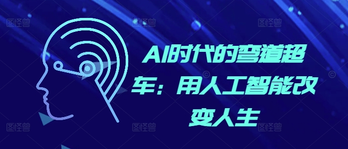 AI时代的弯道超车：用人工智能改变人生-苍穹网创