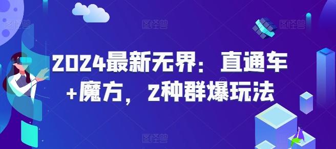 2024最新无界：直通车+魔方，2种群爆玩法-苍穹网创