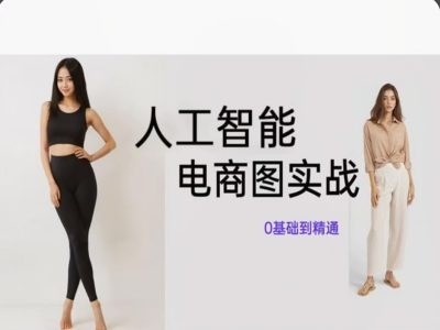 人工智能SD电商图实战，ai绘图0基础到精通-苍穹网创