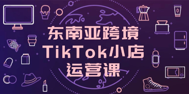 东南亚跨境TikTok小店运营课，掌握店铺设置与流量转化核心技巧-苍穹网创