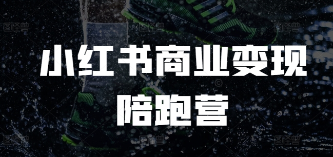 小红书商业变现陪跑营，小红书电商教程-苍穹网创