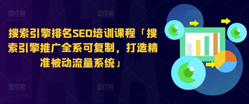 搜索引擎排名SEO培训课程「搜索引擎推广全系可复制，打造精准被动流量系统」-苍穹网创