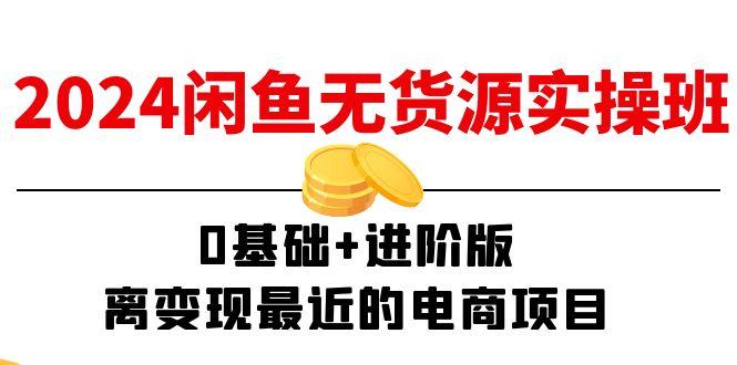 2024闲鱼-无货源实操班：0基础+进阶版，离变现最近的电商项目(15节-苍穹网创