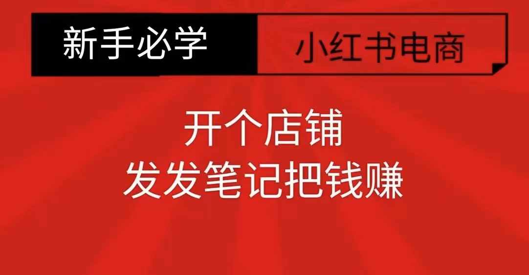 小红书零食共创【新手易上手】开个店铺，发发笔记把钱赚-苍穹网创