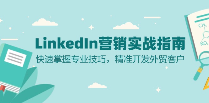 LinkedIn 营销实战指南：快速掌握专业技巧，精准开发外贸客户-苍穹网创