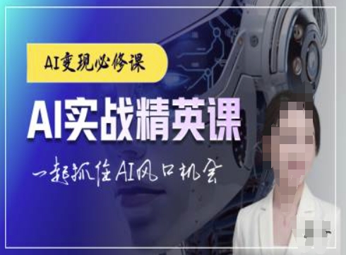 AI实战精英课，chatgptAI实战教程，一起抓住AI风口的机会-苍穹网创