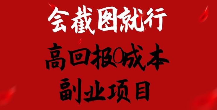 会截图就行，高回报0成本副业项目，卖离婚模板一天1.5k+【揭秘】-苍穹网创
