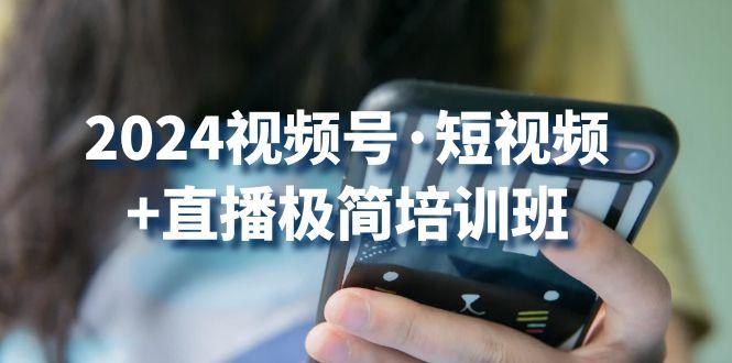 2024视频号·短视频+直播极简培训班：抓住视频号风口，流量红利-苍穹网创