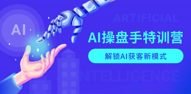 AI-操盘手特训营，解锁AI获客新模式，全面掌握AI商业应用与提示词技巧-苍穹网创