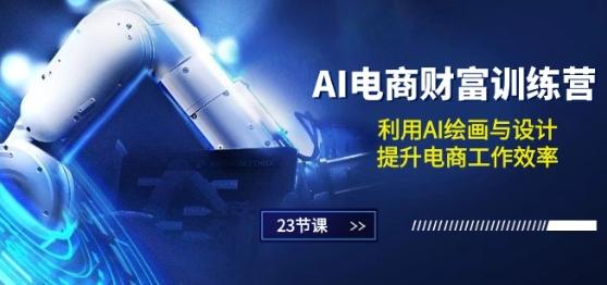 AI电商-财富训练营：利用AI绘画与设计，提升电商工作效率(23节课)-苍穹网创
