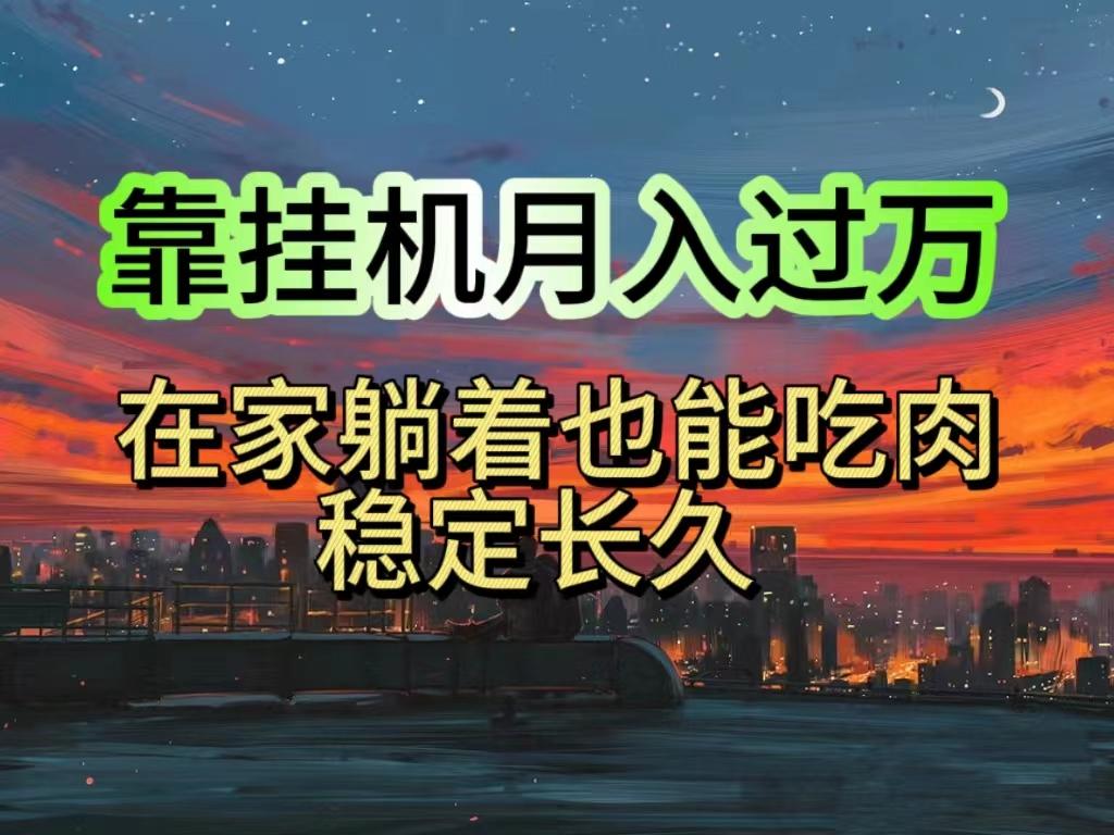 挂机项目日入1000+，躺着也能吃肉，适合宝爸宝妈学生党工作室，电脑手…-苍穹网创