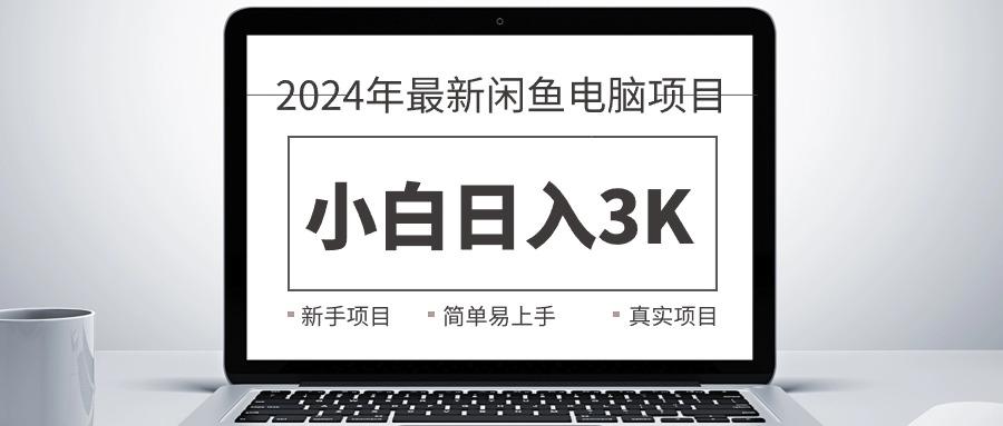 2024最新闲鱼卖电脑项目，新手小白日入3K+，最真实的项目教学-苍穹网创