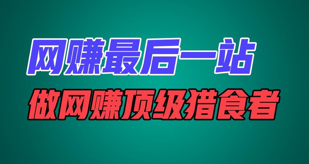 网赚最后一站，卖项目，做网赚顶级猎食者-苍穹网创