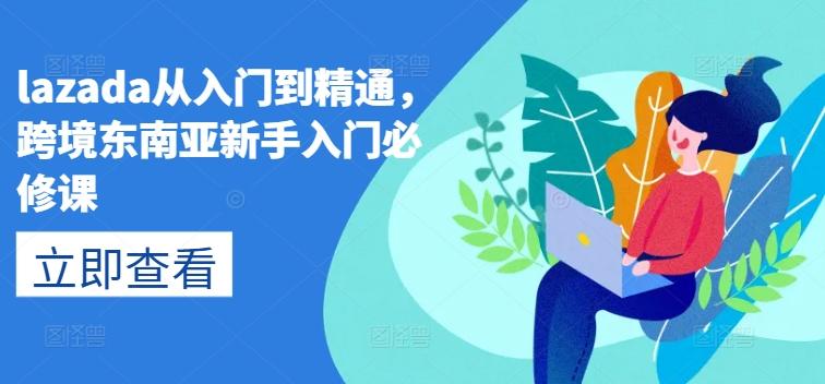 lazada从入门到精通，跨境东南亚新手入门必修课-苍穹网创