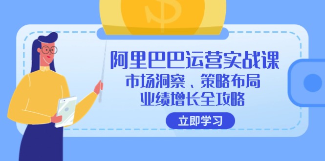 阿里巴巴运营实战课：市场洞察、策略布局、业绩增长全攻略-苍穹网创