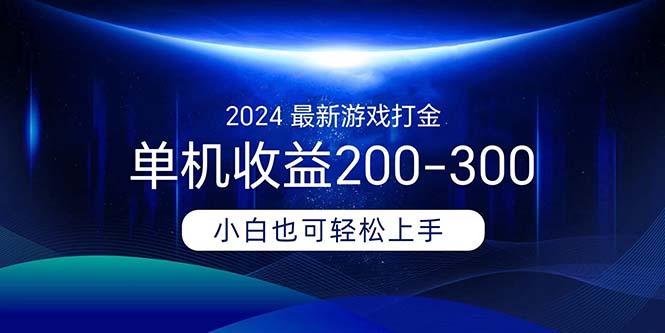 2024最新游戏打金单机收益200-300-苍穹网创
