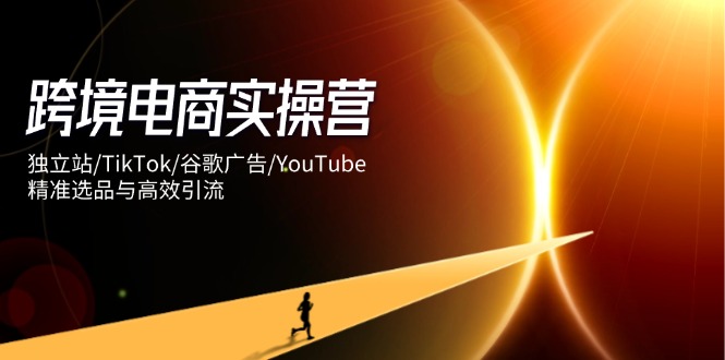 跨境电商实操营：独立站/TikTok/谷歌广告/YouTube，精准选品与高效引流-苍穹网创
