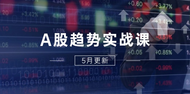 A股趋势实战课：主力动向+政策红利，2025全年策略5月更新-苍穹网创