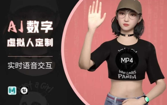 Ai数字人虚拟(智能体)实时语音交互特训营，​自行定制超写实角色AI数字人交互技术-苍穹网创