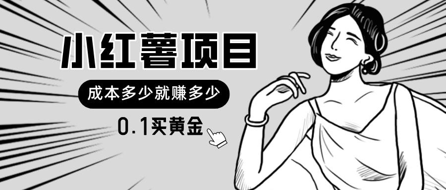 小红薯暴力项目，0.1买黄金。操作简单，日入无上限，可无限扩大。-苍穹网创