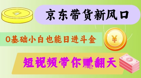 最新京东短视频带货代运营秘籍，轻松躺挣【揭秘】-苍穹网创