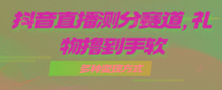 抖音直播测分赛道，多种变现方式，轻松日入1000+-苍穹网创