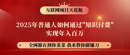 镰刀训练营超级IP合伙人，25年普通人如何通过“知识付费”年入百万！-苍穹网创