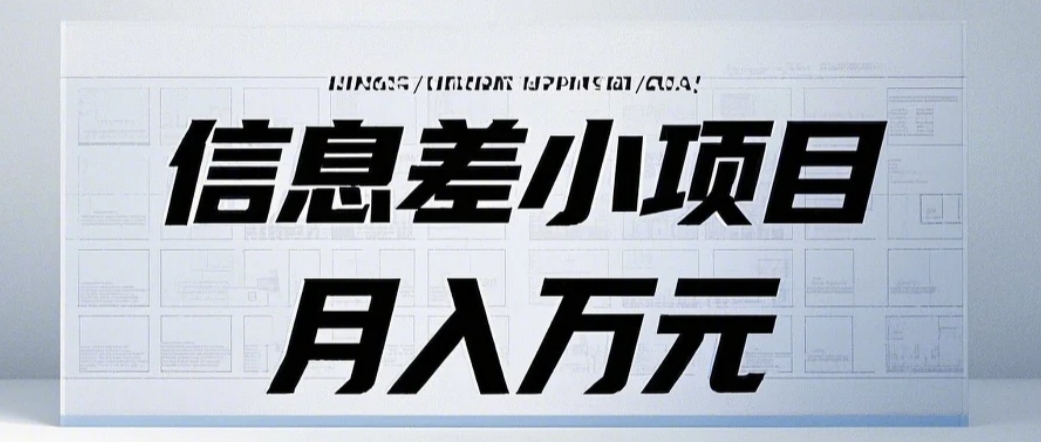 信息差小项目：国内外视频代下载，项目操作简单零成本零门槛月入过万-苍穹网创