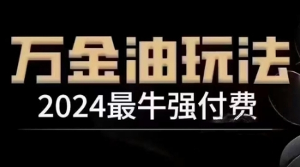 2024最牛强付费，万金油强付费玩法，干货满满，全程实操起飞(更新12月)-苍穹网创