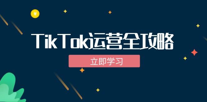 TikTok实战运营全攻略：从下载软件到变现，抖音海外版实操教程-苍穹网创