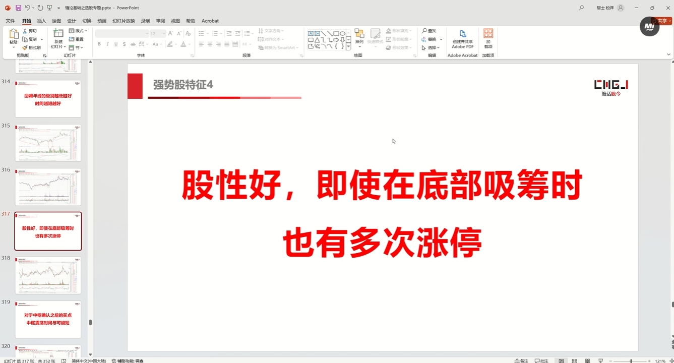 缠话股今·缠论基础之选股专题-苍穹网创