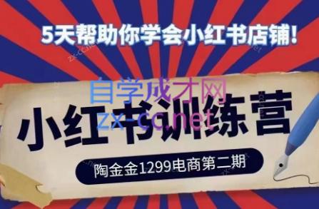 陶金金·小红书训练营(第二期)-苍穹网创