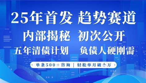 2025年首次公开，真正的事业型赛道，客咨不断，单月轻松破W-苍穹网创