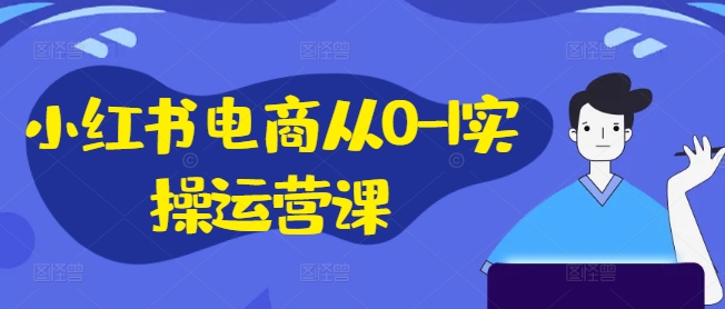 小红书电商从0-1实操运营课，小红书手机实操小红书/IP和私域课/小红书电商电脑实操板块等-苍穹网创