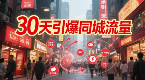 30天引爆同城流量：团购篇 认知篇 流量篇 来客篇 达人篇 老板人设IP篇 投流篇-苍穹网创